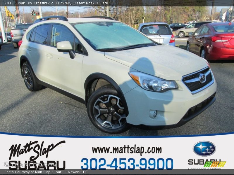 Desert Khaki / Black 2013 Subaru XV Crosstrek 2.0 Limited
