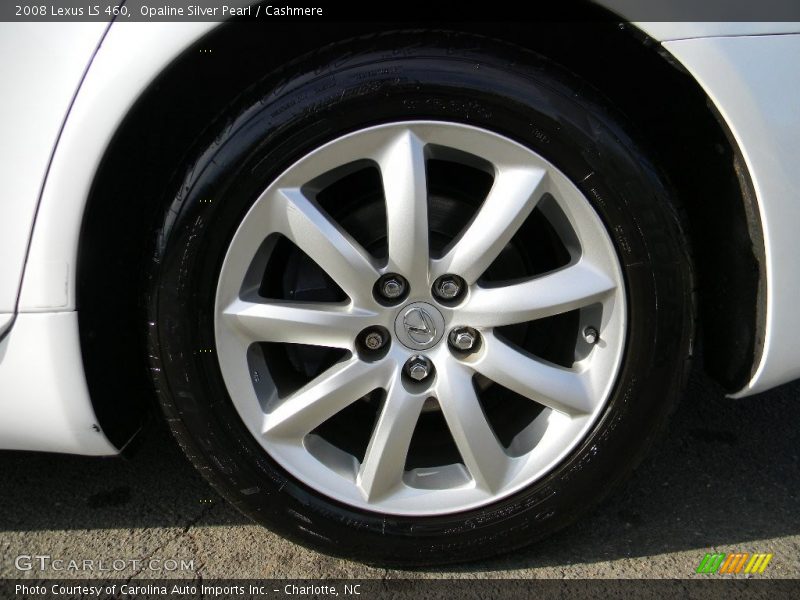 Opaline Silver Pearl / Cashmere 2008 Lexus LS 460