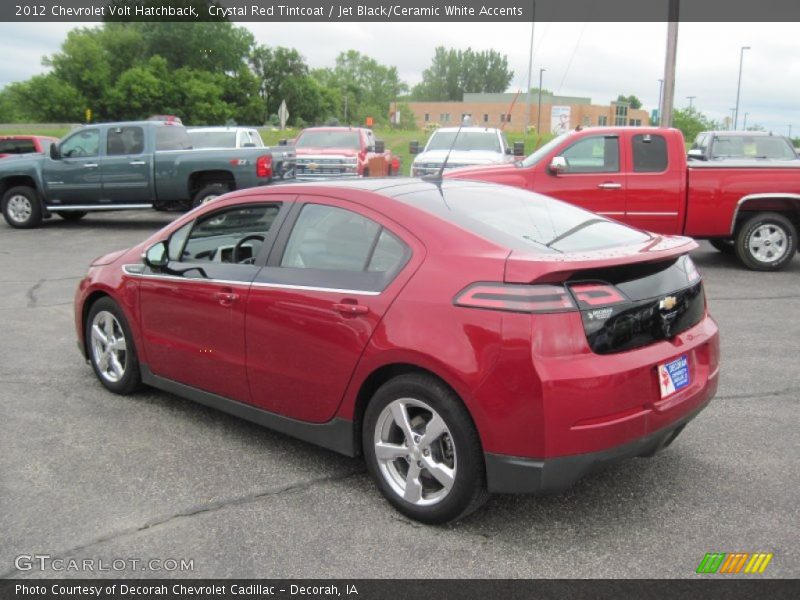 Crystal Red Tintcoat / Jet Black/Ceramic White Accents 2012 Chevrolet Volt Hatchback