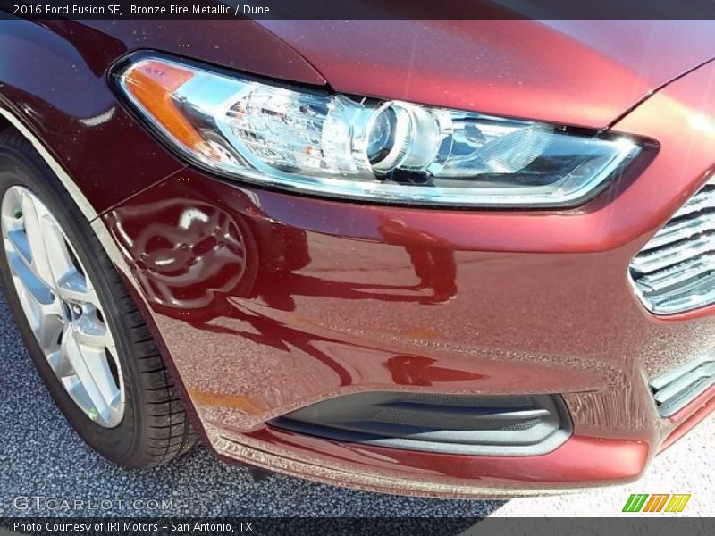 Bronze Fire Metallic / Dune 2016 Ford Fusion SE