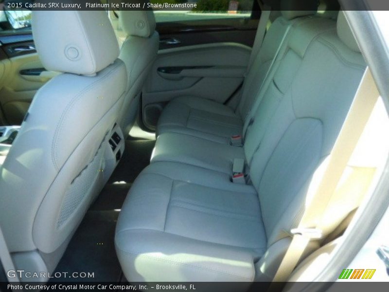 Platinum Ice Tricoat / Shale/Brownstone 2015 Cadillac SRX Luxury