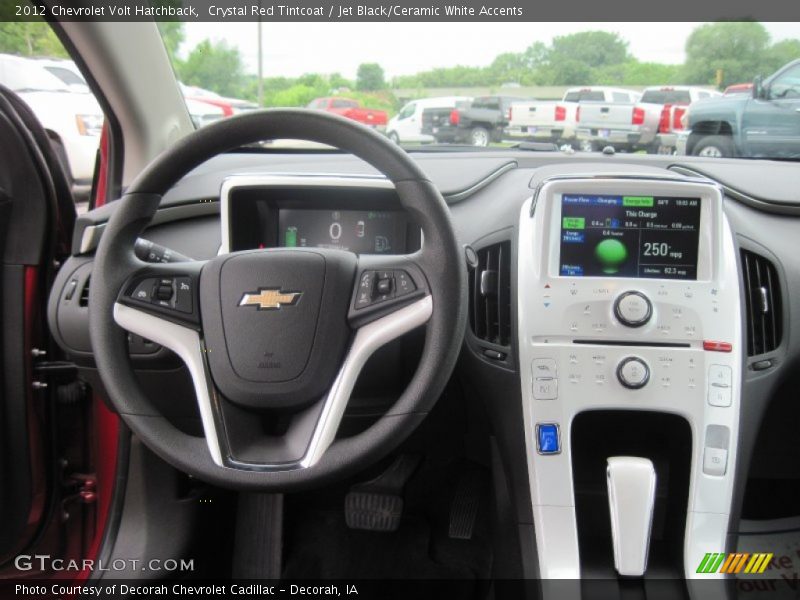 Crystal Red Tintcoat / Jet Black/Ceramic White Accents 2012 Chevrolet Volt Hatchback