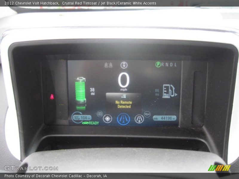 Crystal Red Tintcoat / Jet Black/Ceramic White Accents 2012 Chevrolet Volt Hatchback