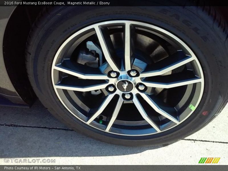 Magnetic Metallic / Ebony 2016 Ford Mustang EcoBoost Coupe