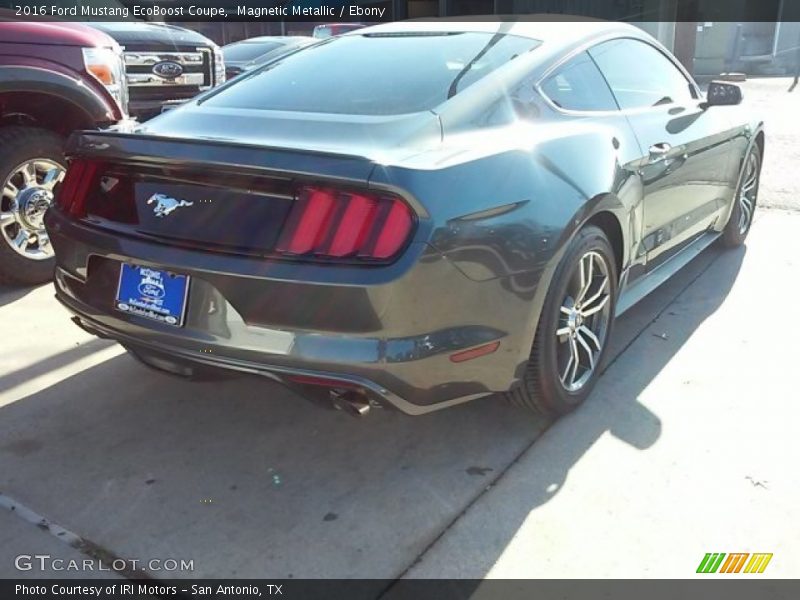 Magnetic Metallic / Ebony 2016 Ford Mustang EcoBoost Coupe