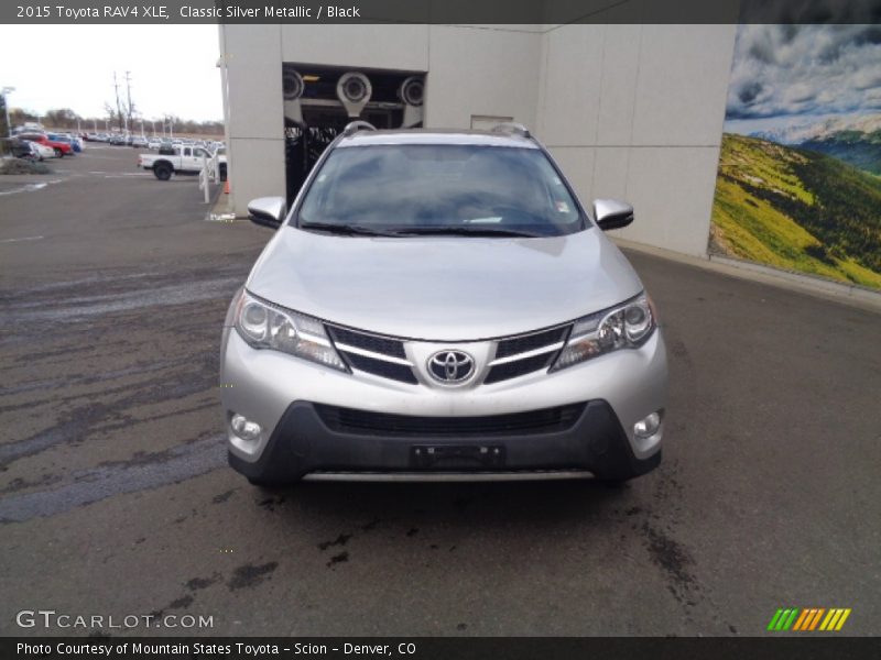Classic Silver Metallic / Black 2015 Toyota RAV4 XLE