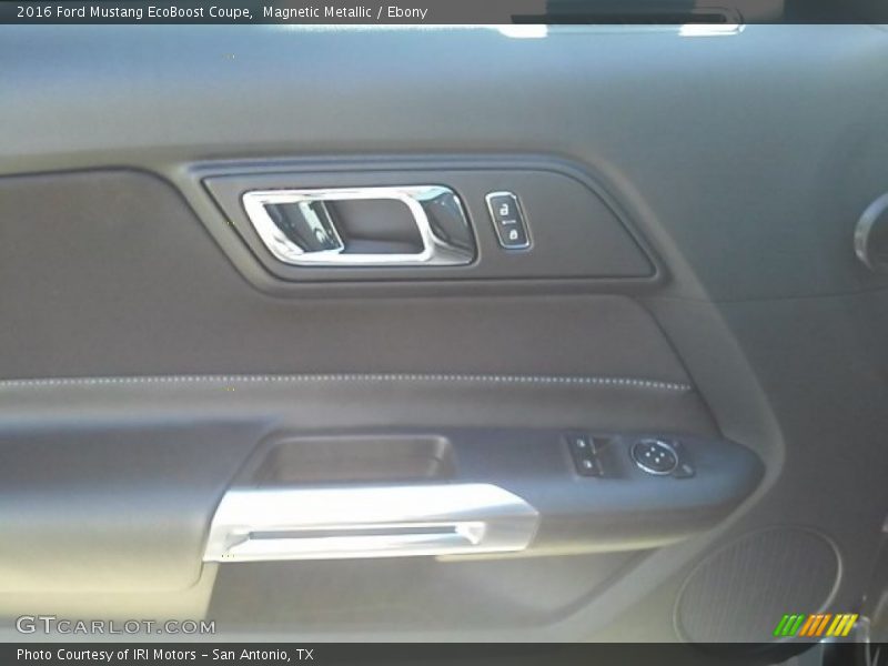 Magnetic Metallic / Ebony 2016 Ford Mustang EcoBoost Coupe