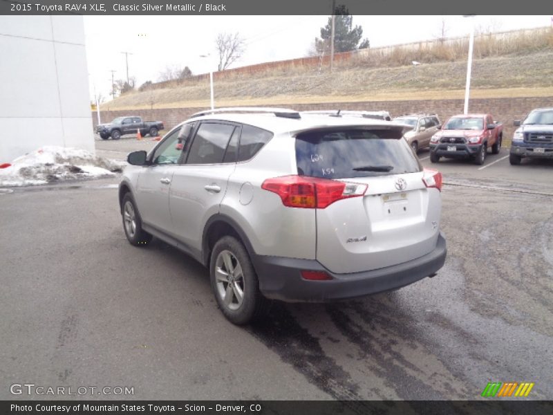 Classic Silver Metallic / Black 2015 Toyota RAV4 XLE