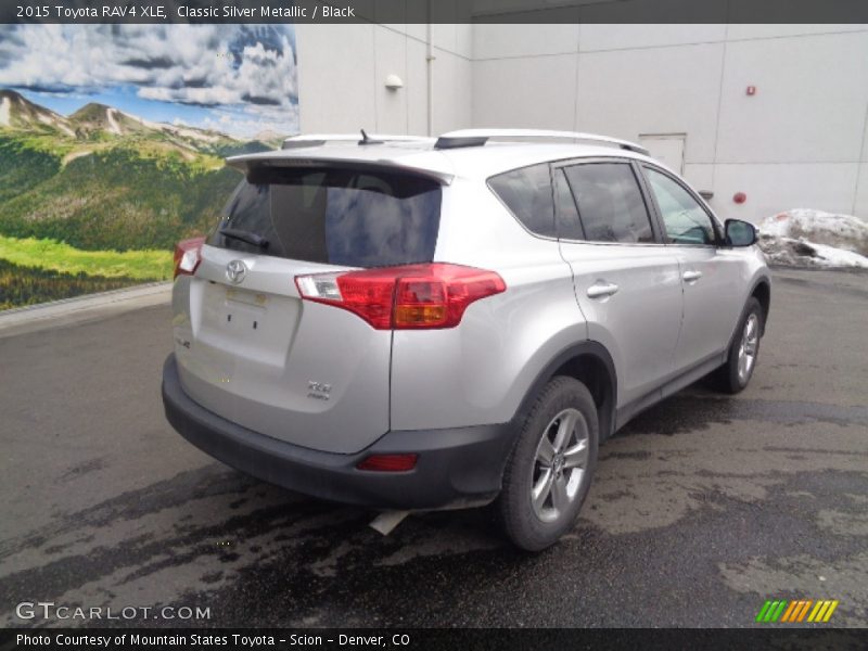 Classic Silver Metallic / Black 2015 Toyota RAV4 XLE