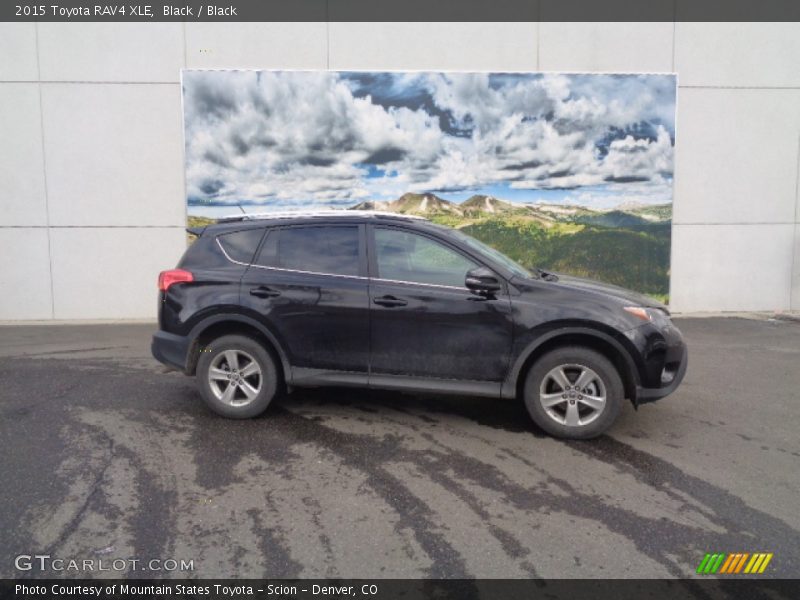 Black / Black 2015 Toyota RAV4 XLE