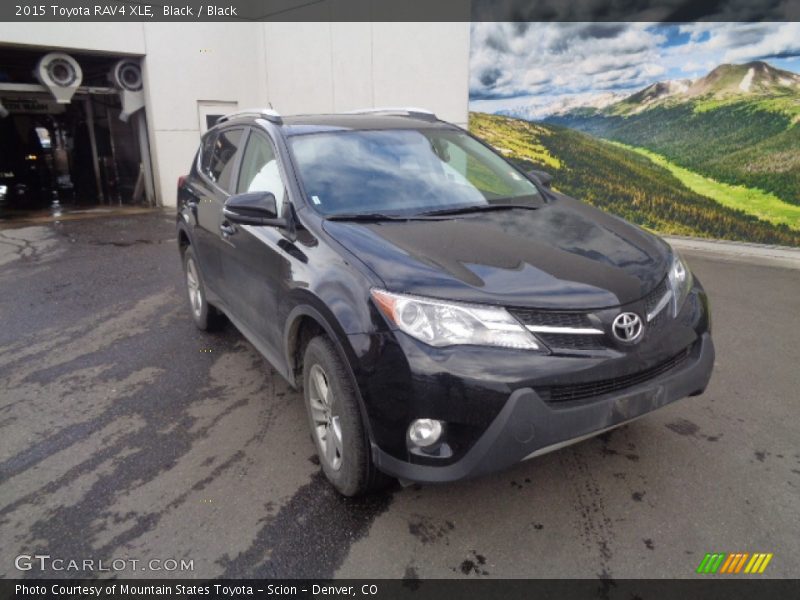 Black / Black 2015 Toyota RAV4 XLE