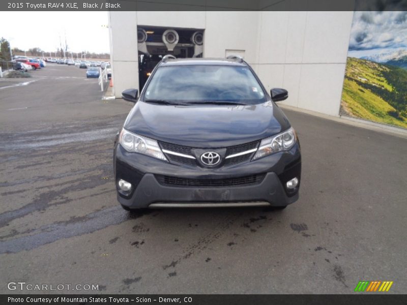 Black / Black 2015 Toyota RAV4 XLE