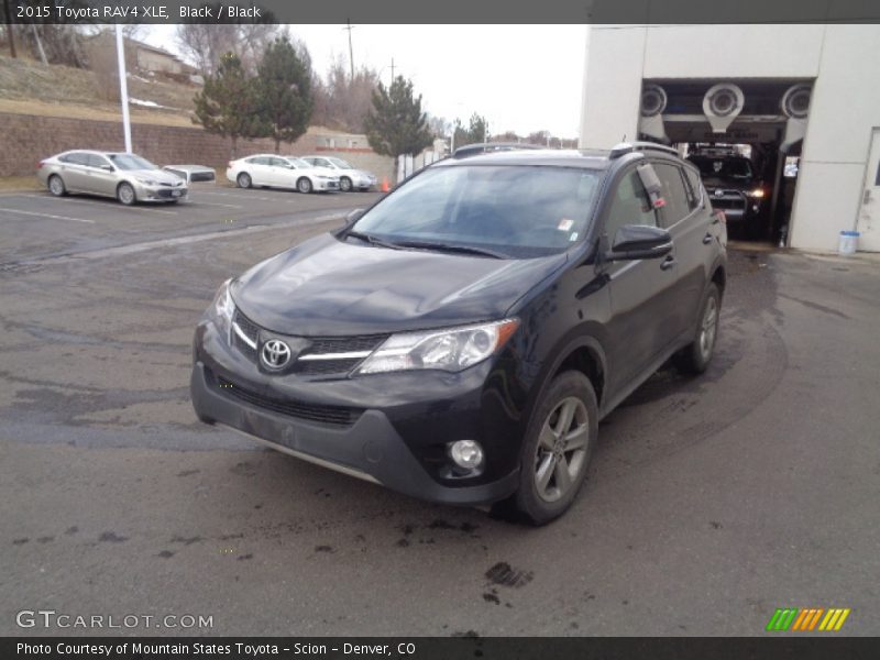 Black / Black 2015 Toyota RAV4 XLE