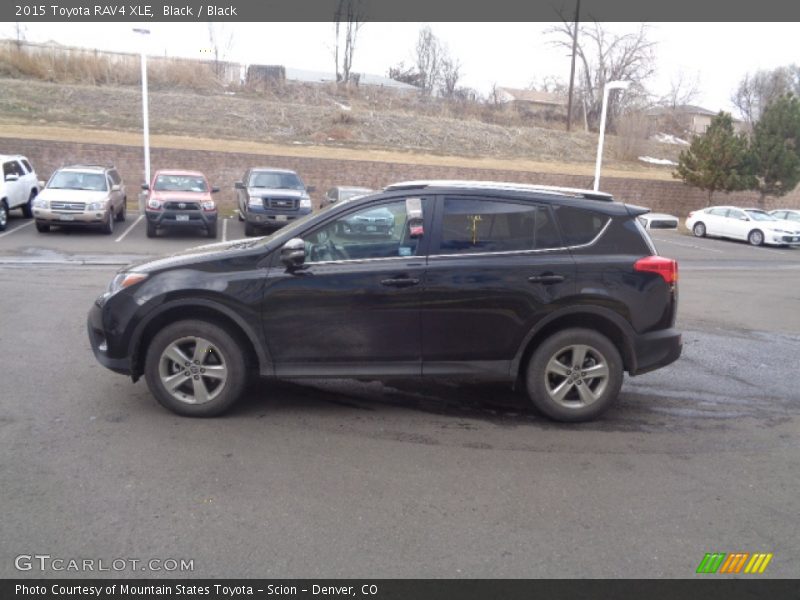 Black / Black 2015 Toyota RAV4 XLE