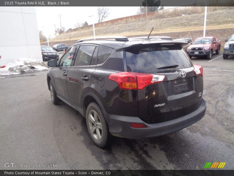 Black / Black 2015 Toyota RAV4 XLE