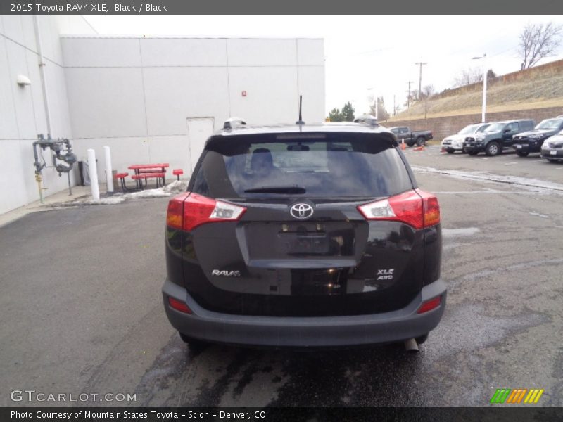 Black / Black 2015 Toyota RAV4 XLE