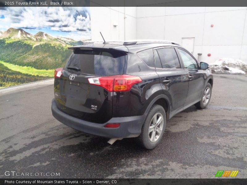 Black / Black 2015 Toyota RAV4 XLE