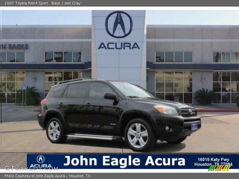 Black / Ash Gray 2007 Toyota RAV4 Sport