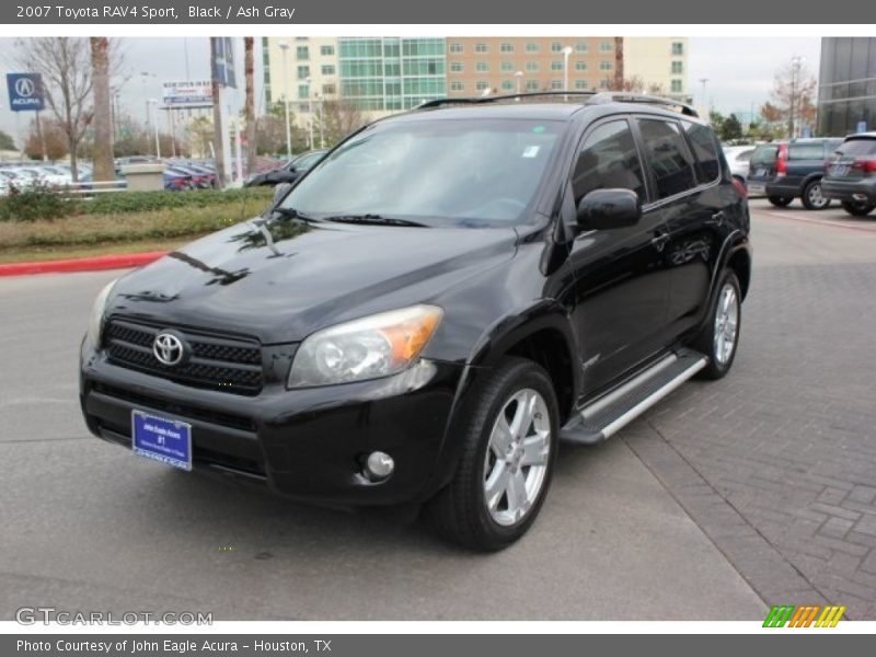 Black / Ash Gray 2007 Toyota RAV4 Sport