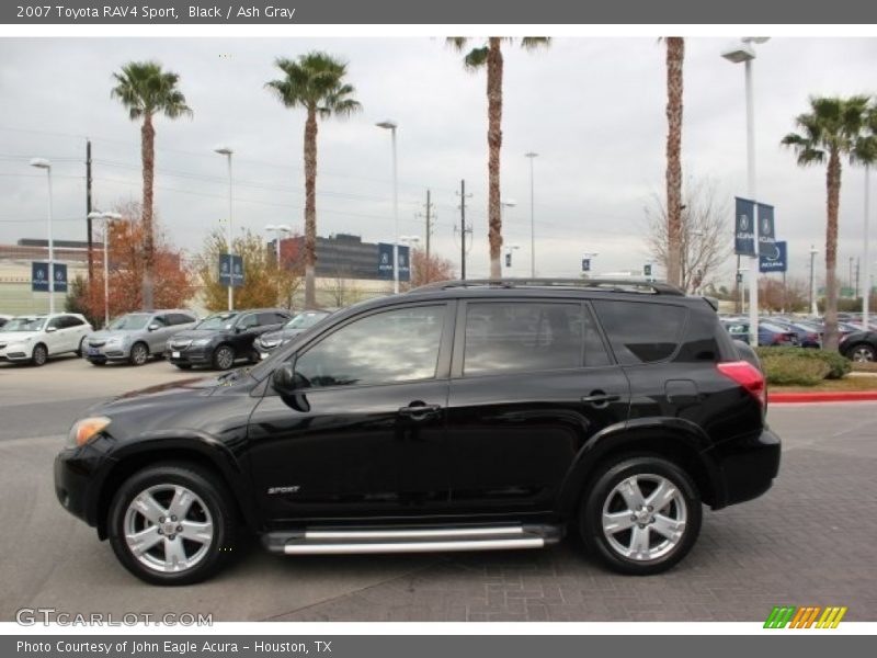 Black / Ash Gray 2007 Toyota RAV4 Sport