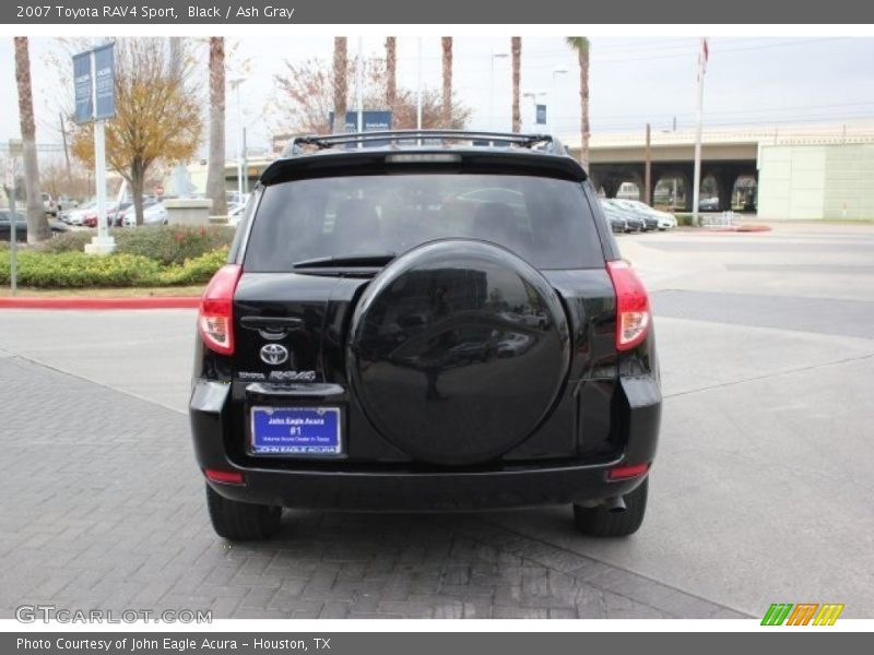 Black / Ash Gray 2007 Toyota RAV4 Sport