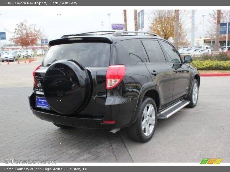 Black / Ash Gray 2007 Toyota RAV4 Sport