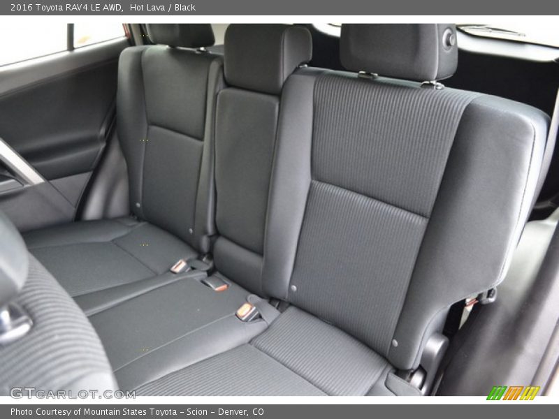 Hot Lava / Black 2016 Toyota RAV4 LE AWD