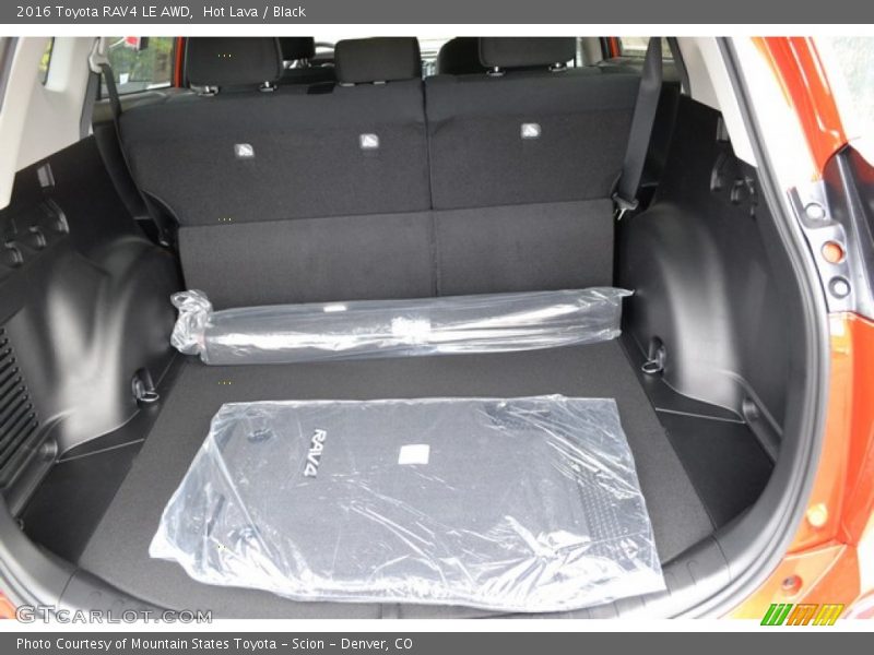 Hot Lava / Black 2016 Toyota RAV4 LE AWD