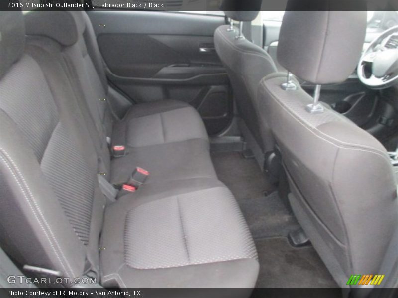 Rear Seat of 2016 Outlander SE