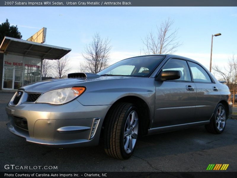 Urban Gray Metallic / Anthracite Black 2007 Subaru Impreza WRX Sedan