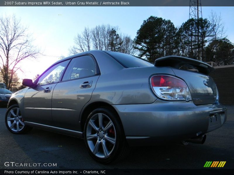 Urban Gray Metallic / Anthracite Black 2007 Subaru Impreza WRX Sedan