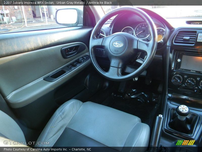 Urban Gray Metallic / Anthracite Black 2007 Subaru Impreza WRX Sedan