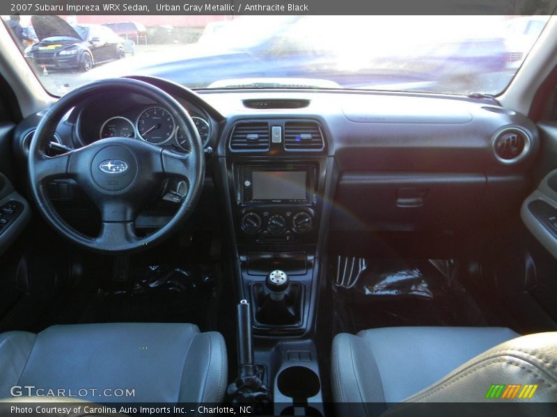 Urban Gray Metallic / Anthracite Black 2007 Subaru Impreza WRX Sedan