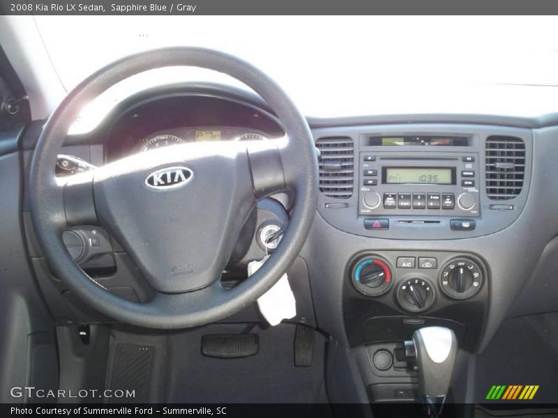 Sapphire Blue / Gray 2008 Kia Rio LX Sedan
