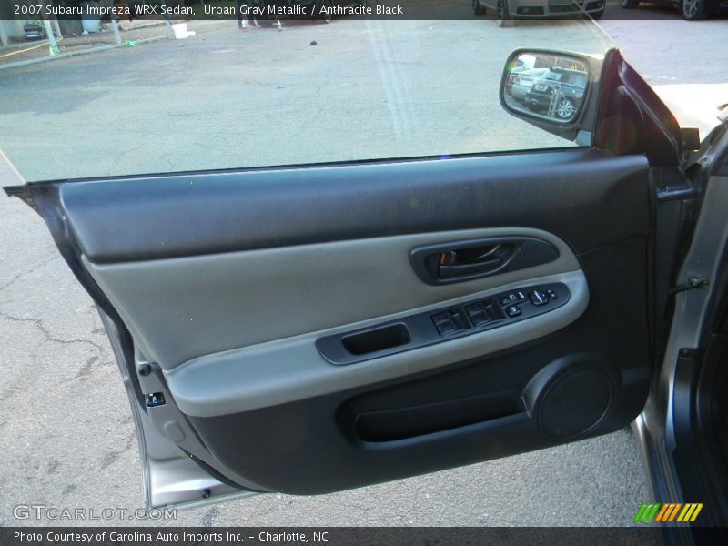 Urban Gray Metallic / Anthracite Black 2007 Subaru Impreza WRX Sedan