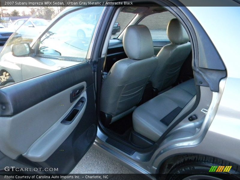 Urban Gray Metallic / Anthracite Black 2007 Subaru Impreza WRX Sedan