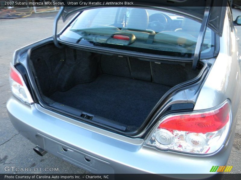 Urban Gray Metallic / Anthracite Black 2007 Subaru Impreza WRX Sedan