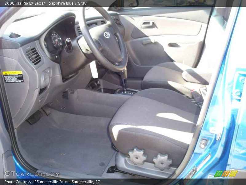 Sapphire Blue / Gray 2008 Kia Rio LX Sedan