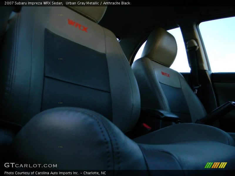 Urban Gray Metallic / Anthracite Black 2007 Subaru Impreza WRX Sedan