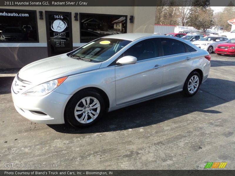 Radiant Silver / Gray 2011 Hyundai Sonata GLS