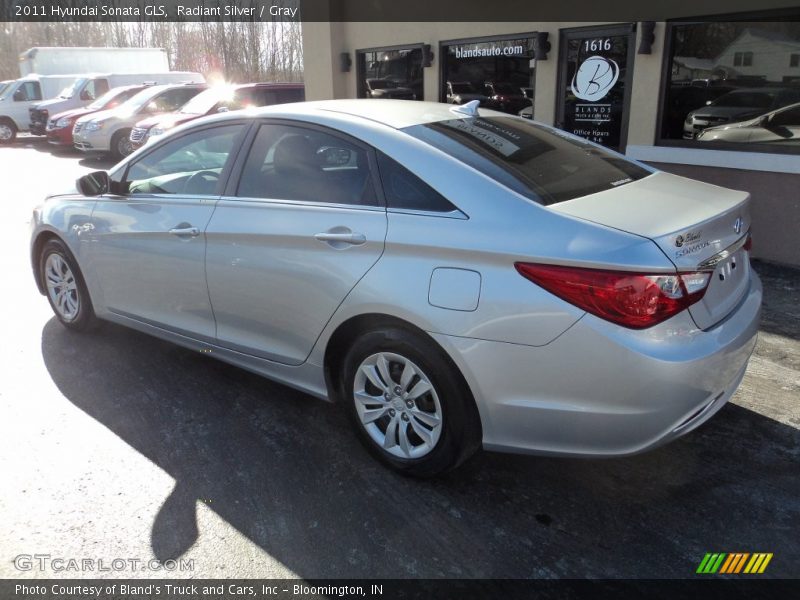 Radiant Silver / Gray 2011 Hyundai Sonata GLS