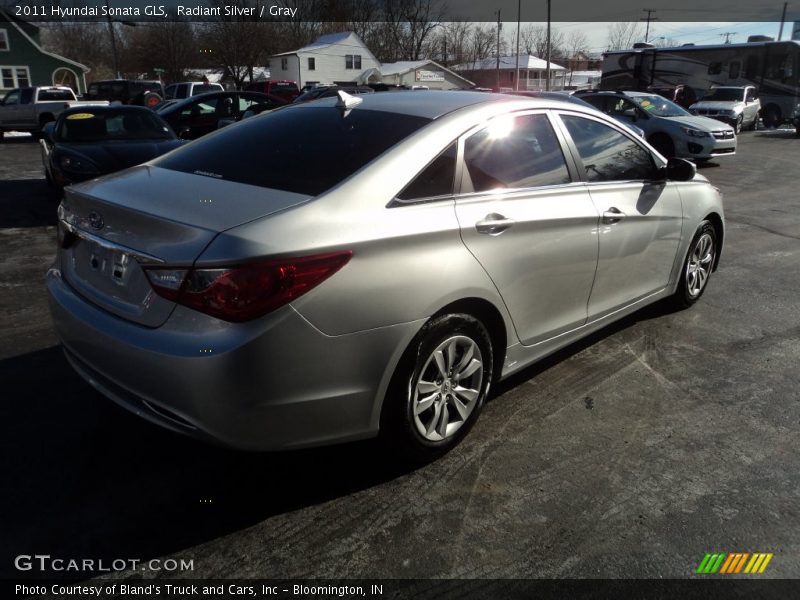 Radiant Silver / Gray 2011 Hyundai Sonata GLS