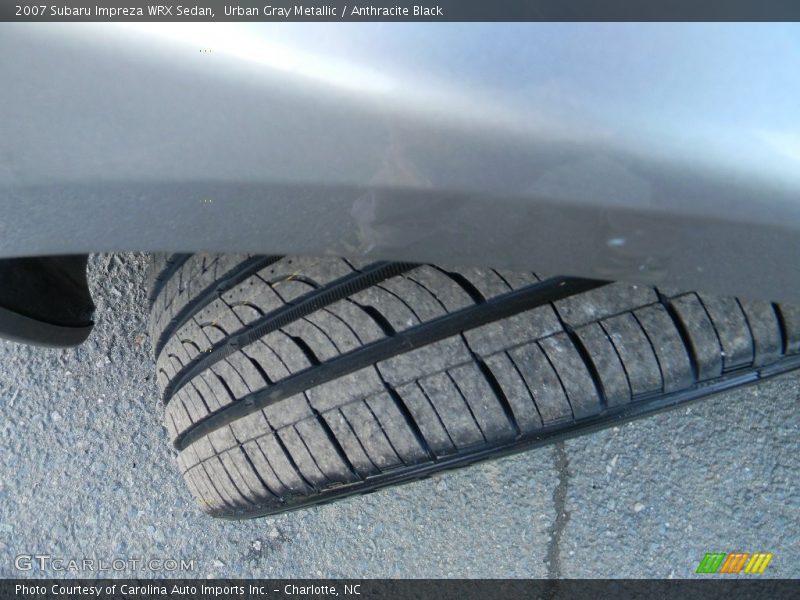 Urban Gray Metallic / Anthracite Black 2007 Subaru Impreza WRX Sedan