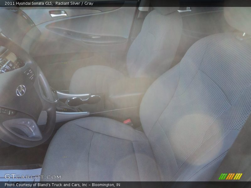 Radiant Silver / Gray 2011 Hyundai Sonata GLS
