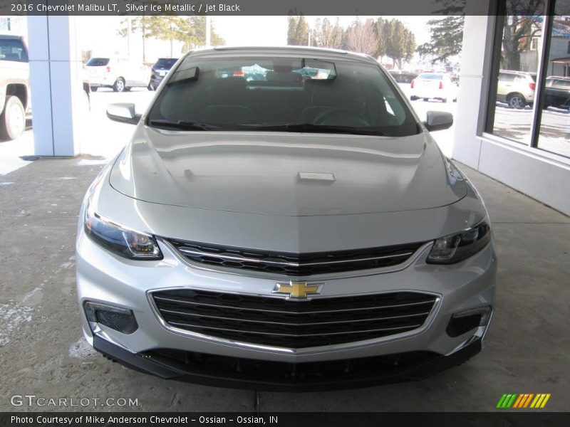 Silver Ice Metallic / Jet Black 2016 Chevrolet Malibu LT