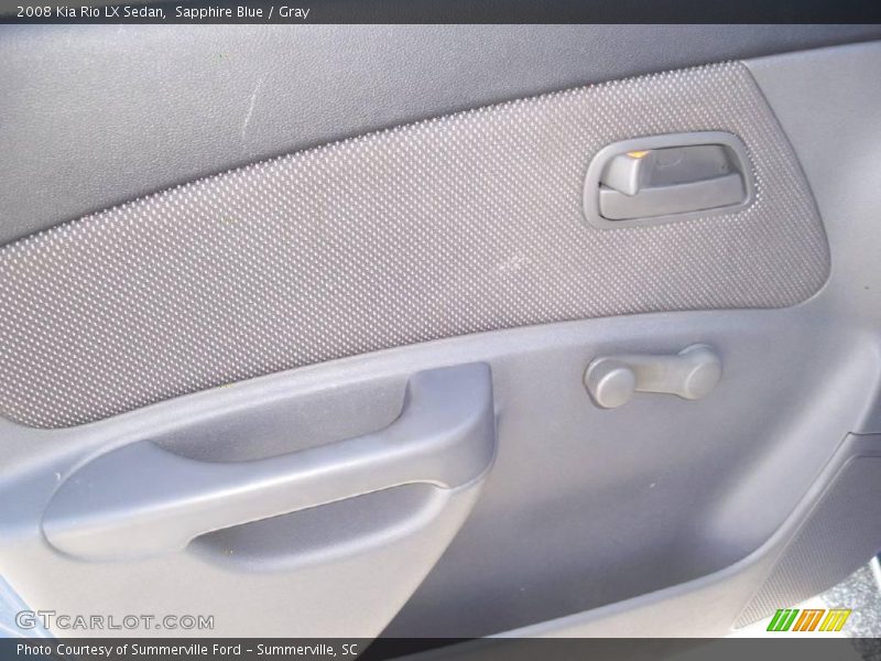 Sapphire Blue / Gray 2008 Kia Rio LX Sedan