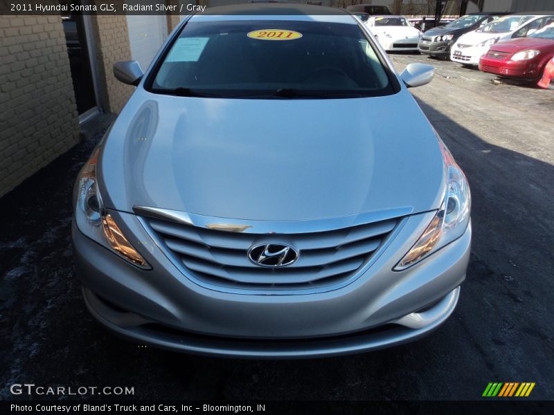Radiant Silver / Gray 2011 Hyundai Sonata GLS