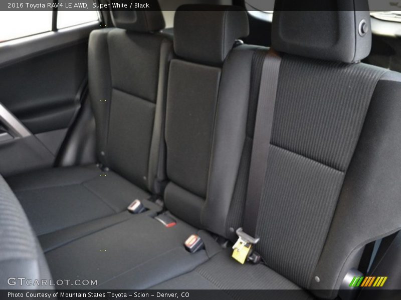 Rear Seat of 2016 RAV4 LE AWD