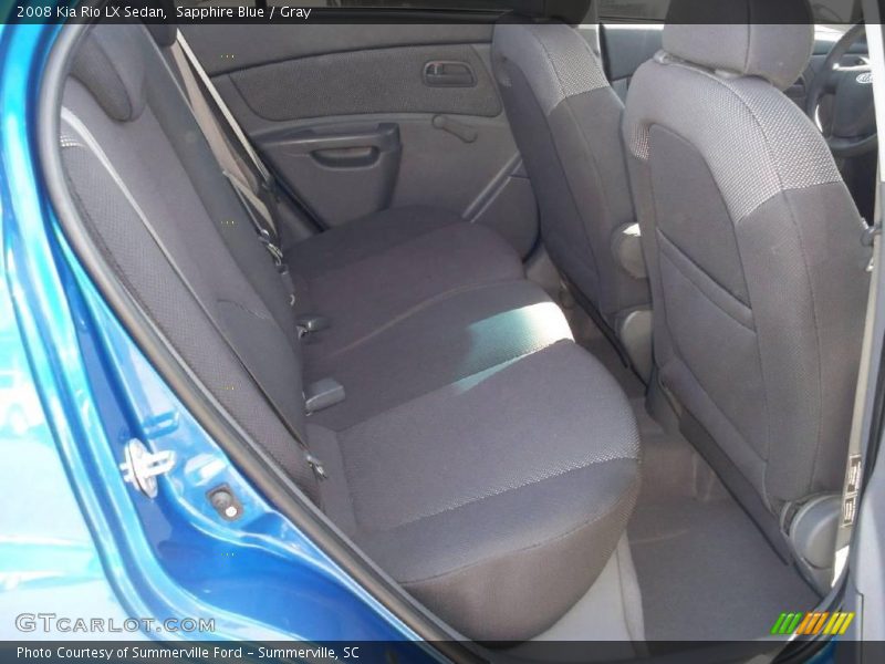 Sapphire Blue / Gray 2008 Kia Rio LX Sedan