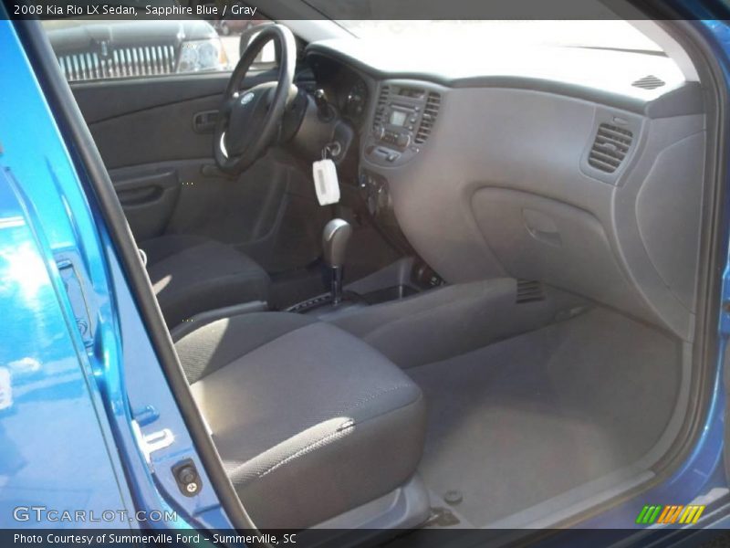 Sapphire Blue / Gray 2008 Kia Rio LX Sedan